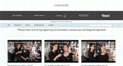 Desktop Screenshot of cosmedic.se